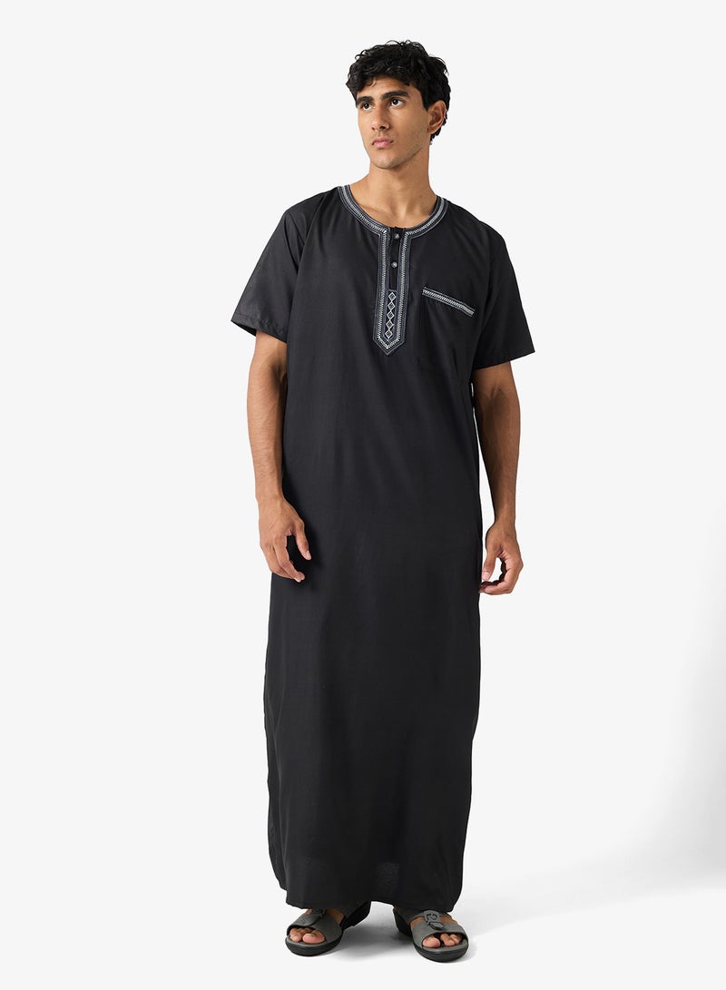 روبرت وود ثوب كلاسيكي بياقة مستديرة - Image 1